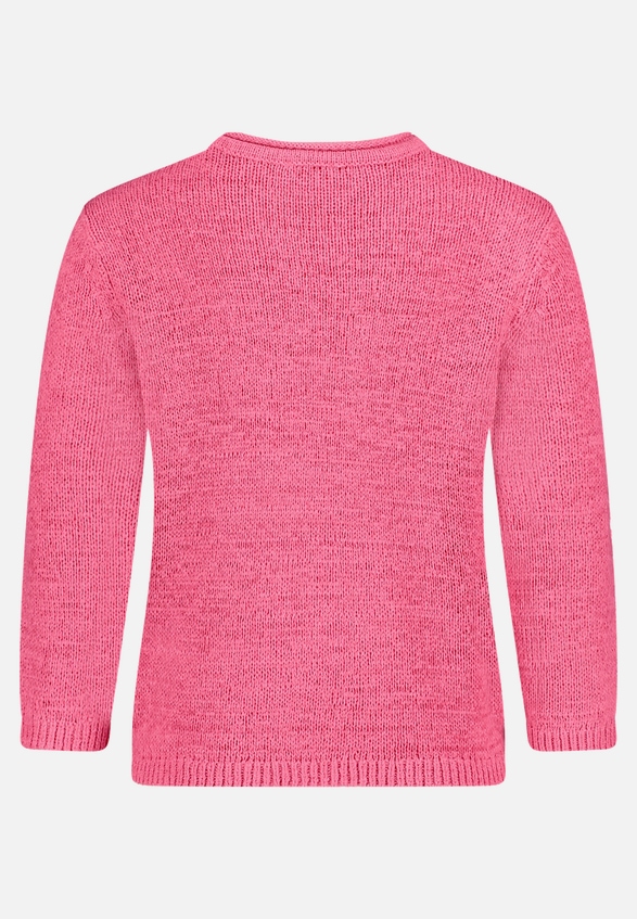 Strickpullover mit 3/4 Arm / Rückseite