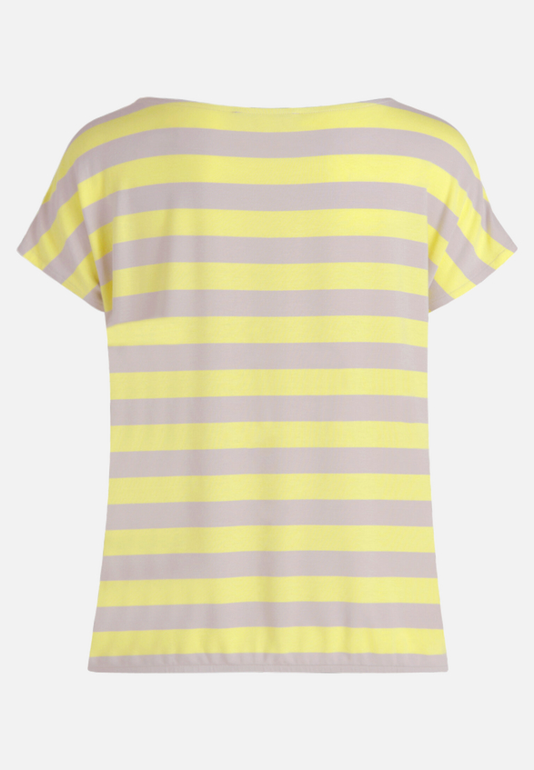 Printshirt mit Gummizug / Rückseite
