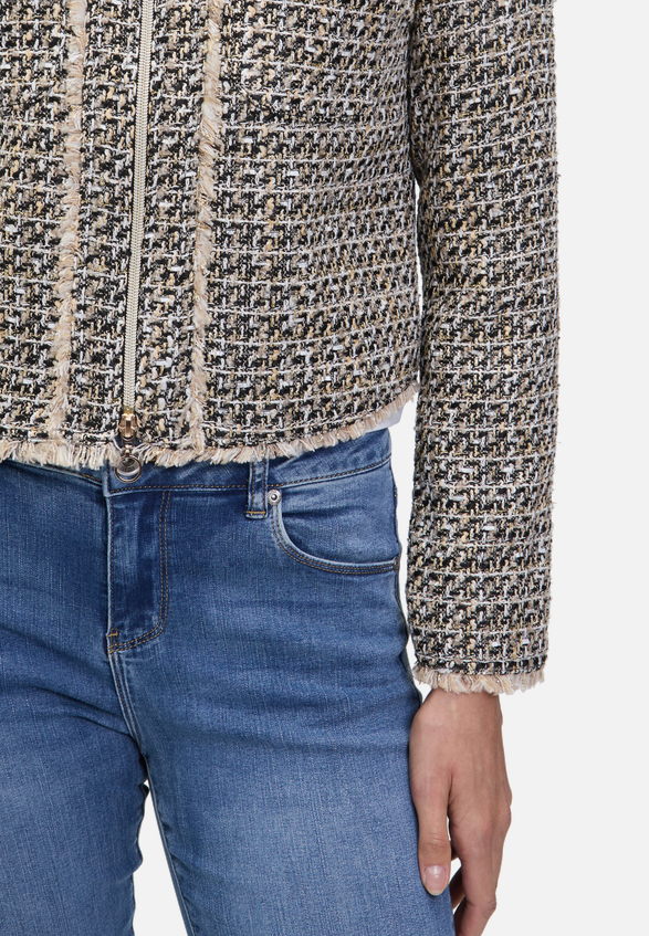 Blazer-Jacke mit Fransen / Detailbild