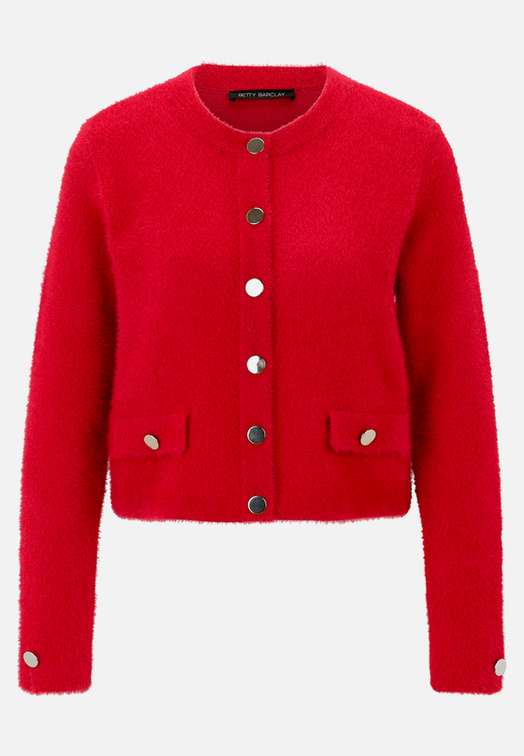 Casual-Strickjacke mit Knopfleiste / Vorderseite