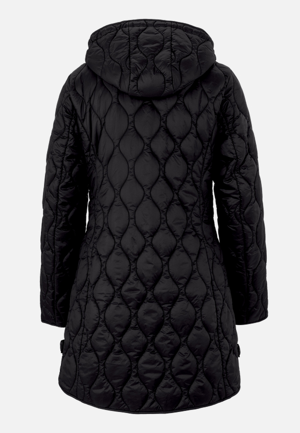 Outdoorjacke mit abnehmbarer Kapuze / Rückseite