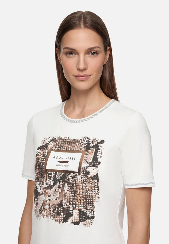 Basic Shirt mit Aufdruck / Detailbild