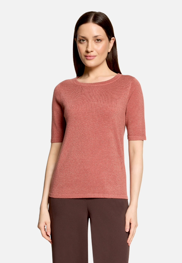 Sommerpullover kurzarm / Modellfoto Vorderseite