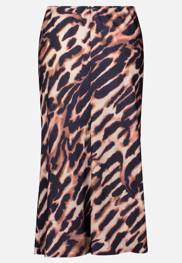 Satinrock unifarben / Rückseite