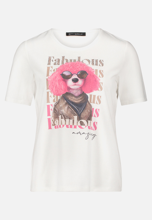 Basic Shirt mit Placement / Vorderseite