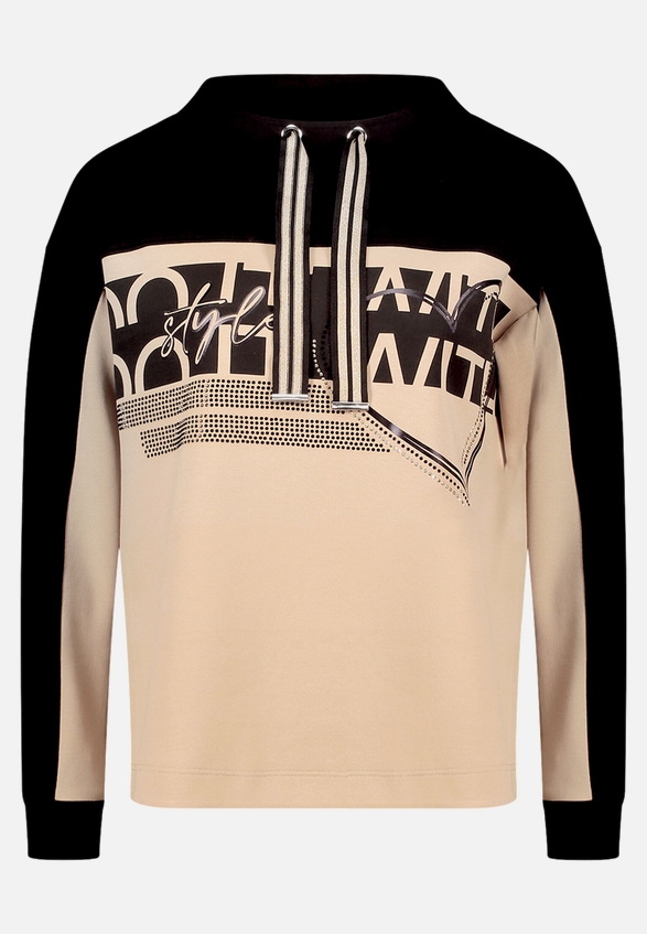 Sweatshirt mit Stehkragen / Vorderseite