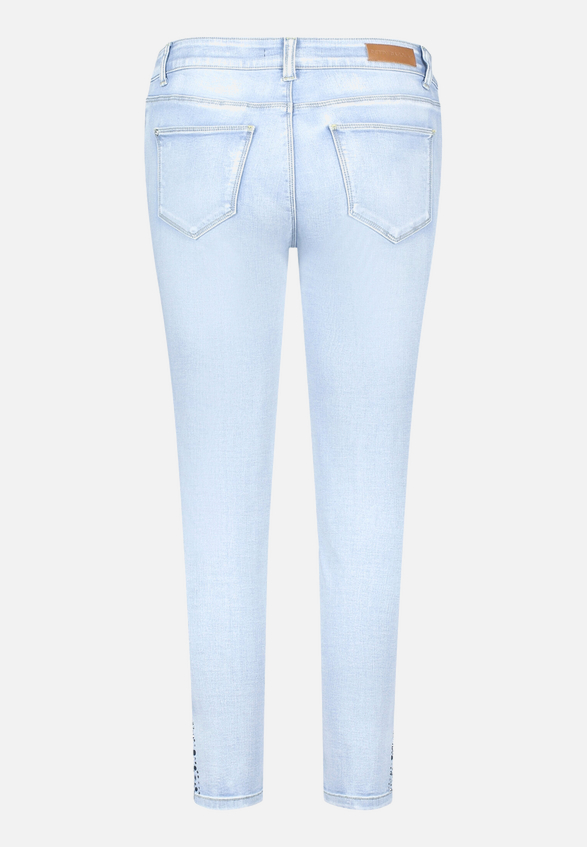 Basic-Jeans mit Waschung / Rückseite