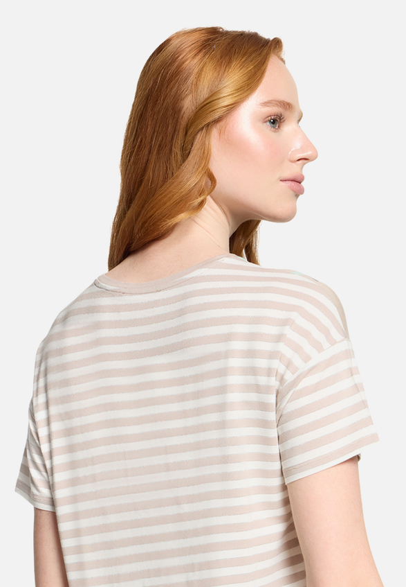 Casual-Shirt mit Ringel / Detailbild