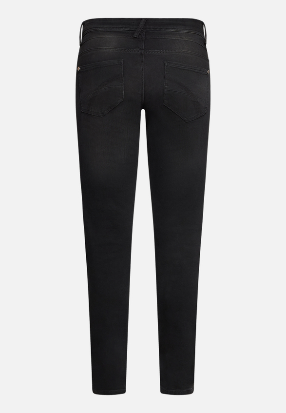 Boyfriend-Hose mit Nieten / Rückseite