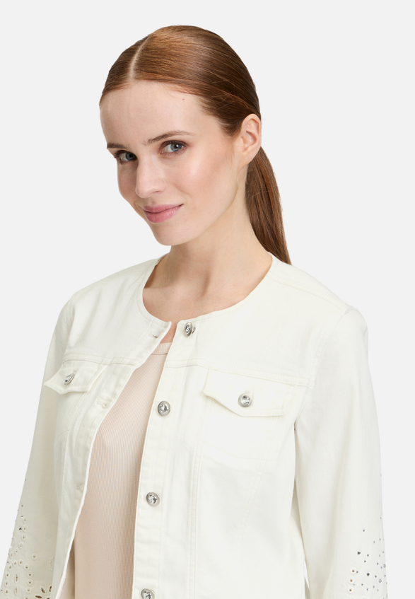 Jeansjacke mit 3/4 Arm / Detailbild
