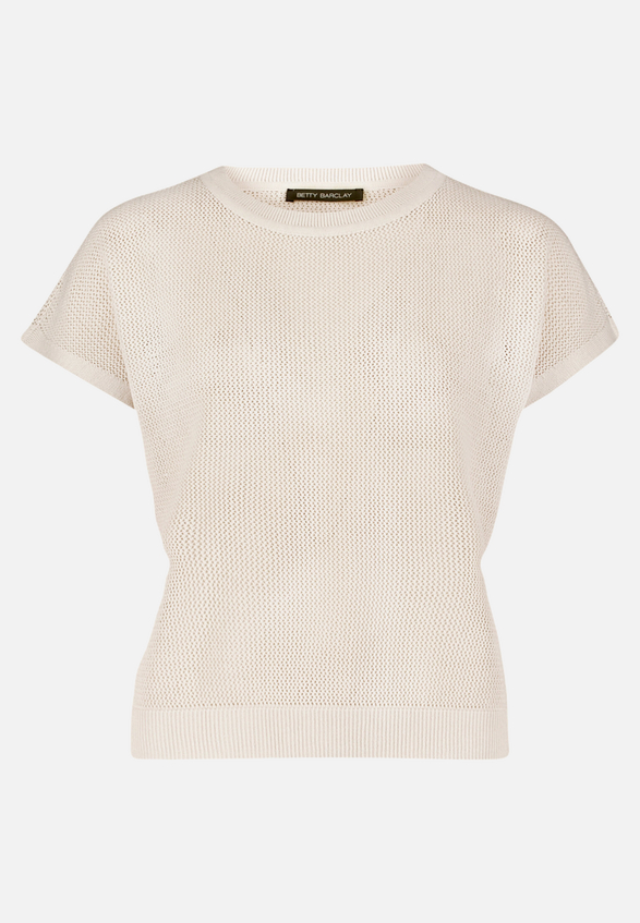 Lochstrick-Pullover ohne Arm / Vorderseite