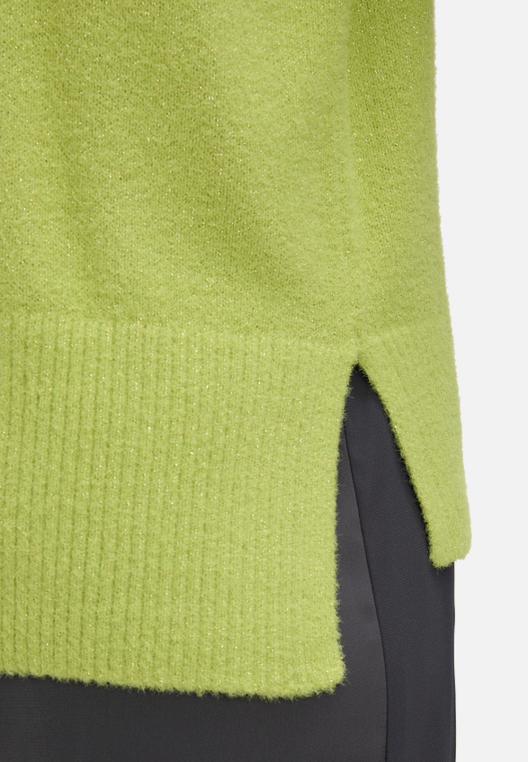 Strickpullover mit Lurexfaden / Detailbild