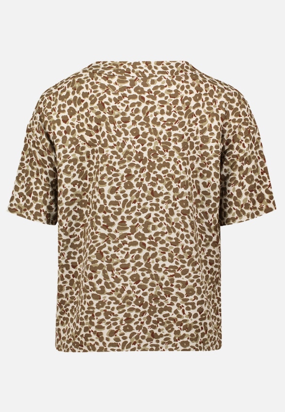 Sweatshirt mit Rippenstruktur / Rückseite