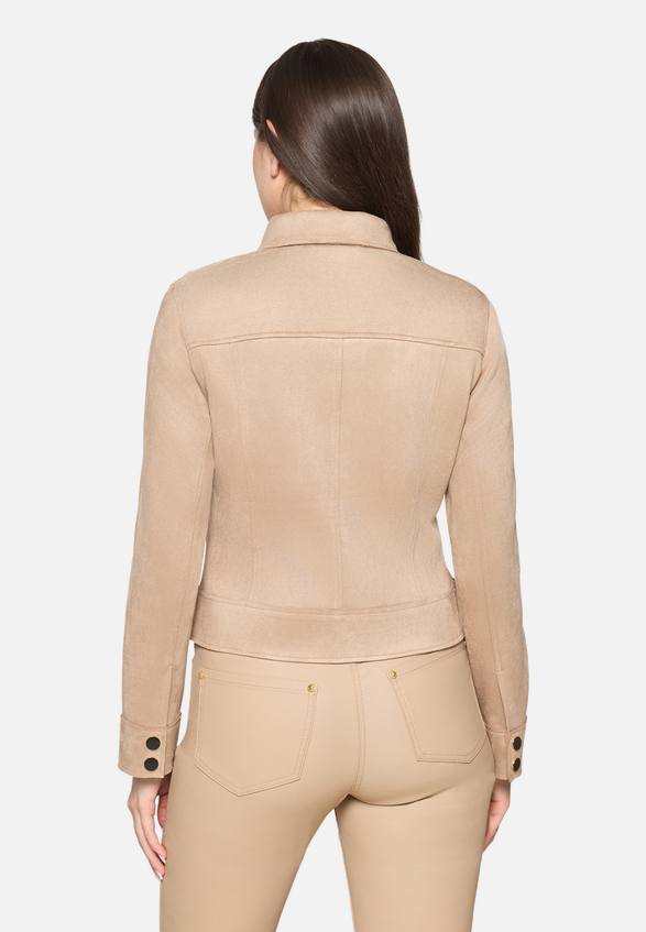 Blazer-Jacke langarm / Modellfoto Rückseite