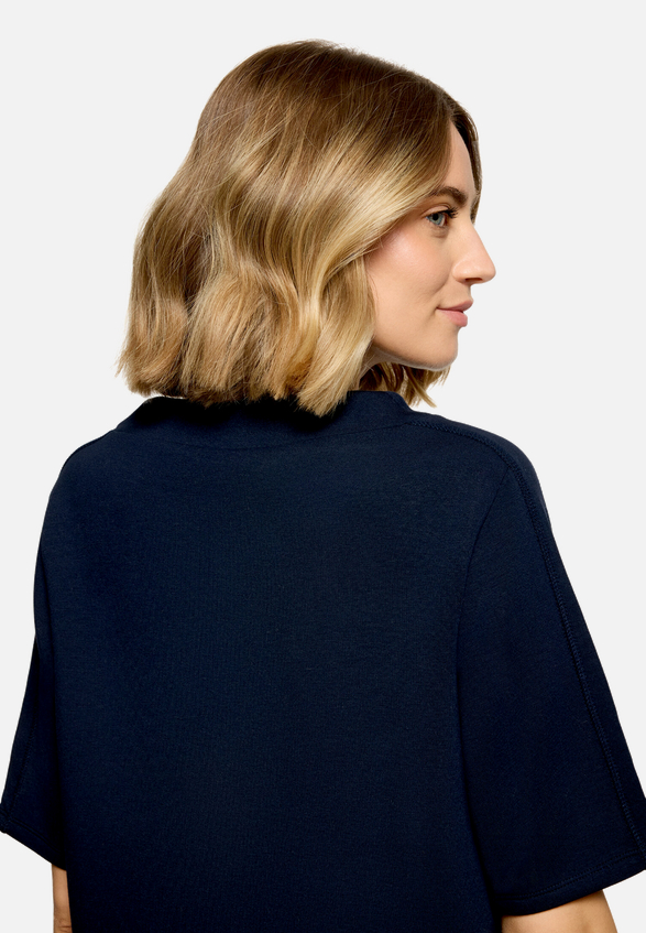 Sweatshirt  kurzarm mit Tunnelzug / Detailbild