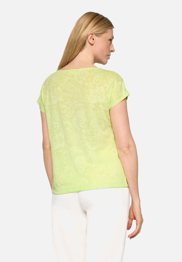 Casual-Shirt mit Tunnelzug / Modellfoto Rückseite