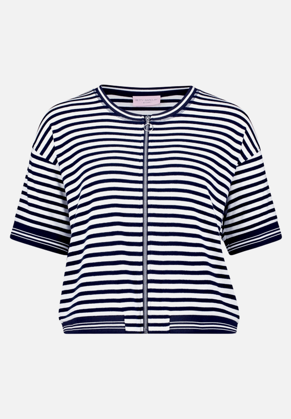 Shirtjacke mit Reißverschluss / Vorderseite