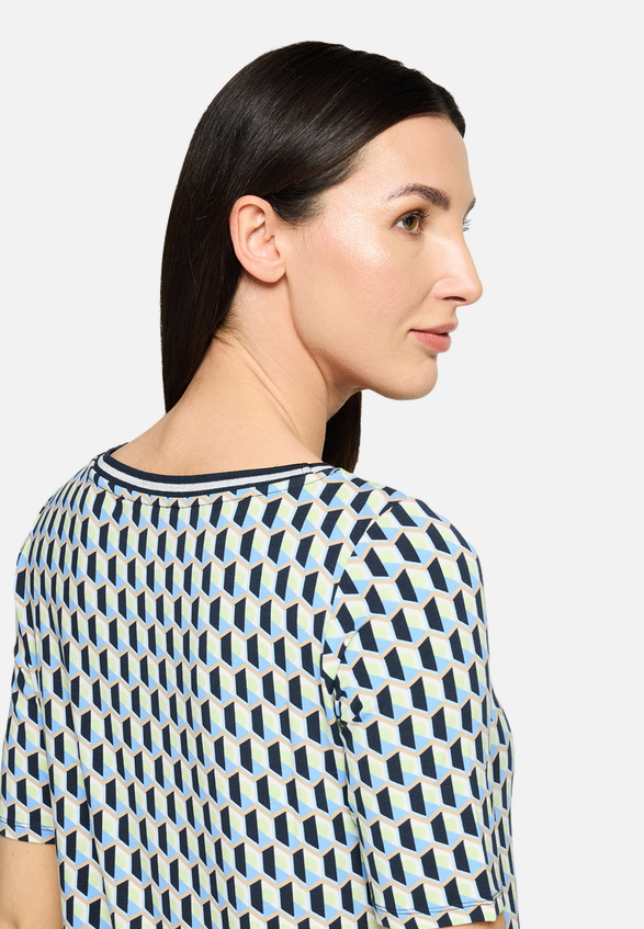 Casual-Shirt mit Gummizug / Detailbild