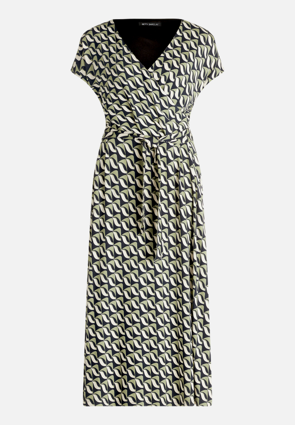 Jerseykleid mit V-Ausschnitt / Vorderseite