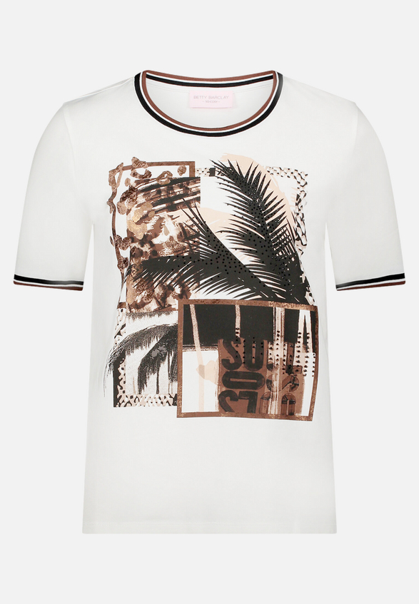 Basic Shirt mit Aufdruck / Vorderseite