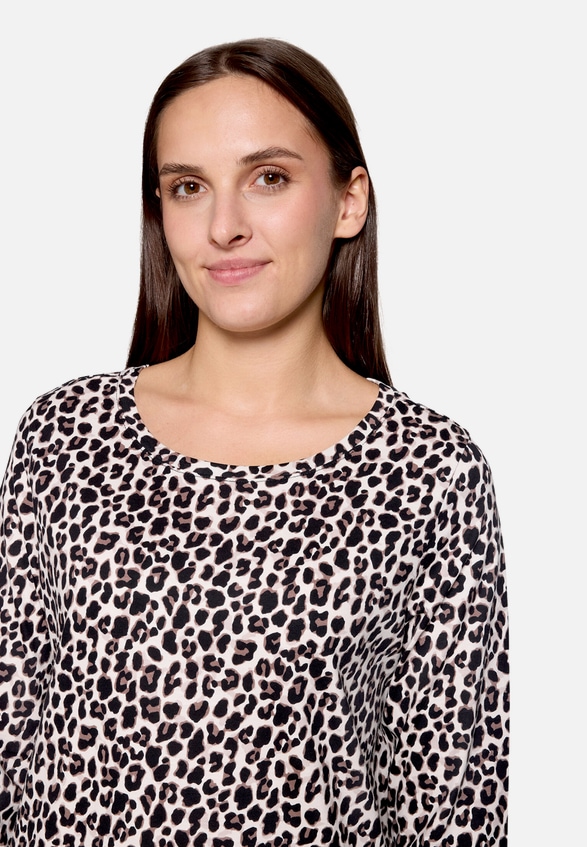 Leo-Shirt  3/4 Arm mit Rundhalsausschnitt / Detailbild