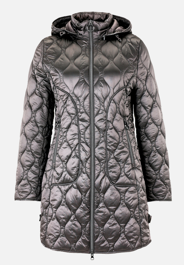 Outdoorjacke mit abnehmbarer Kapuze / Vorderseite