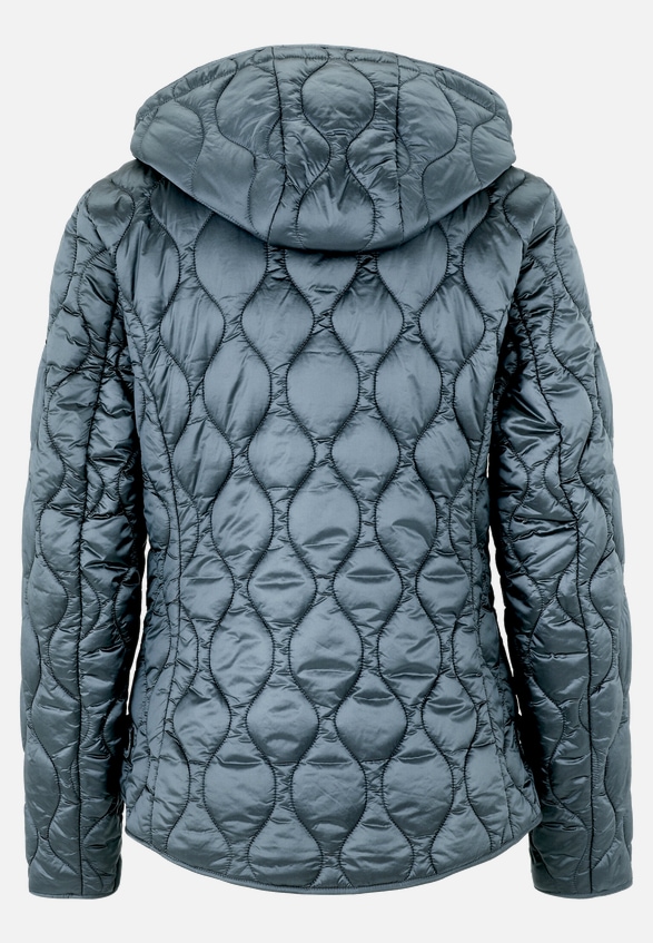 Outdoorjacke mit abnehmbarer Kapuze / Rückseite