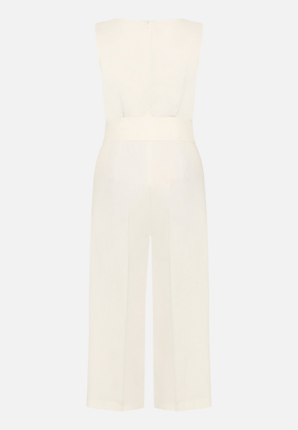 Eleganter Jumpsuit mit Eingrifftaschen / Rückseite
