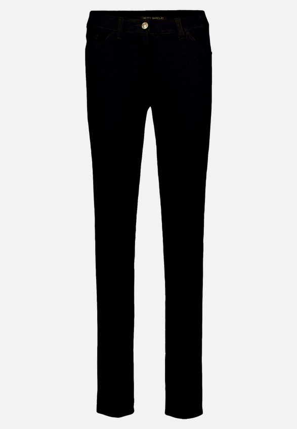 Basic-Jeans mit aufgesetzten Taschen / Vorderseite