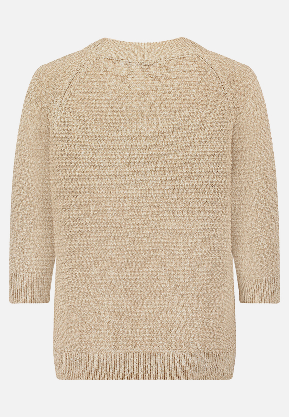 Strickpullover mit Struktur / Rückseite