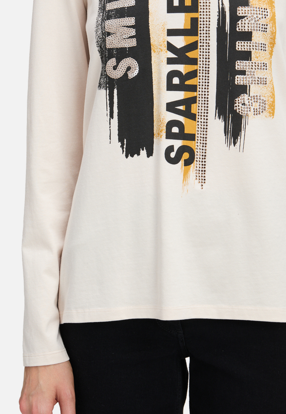 Basic Shirt mit Placement / Detailbild