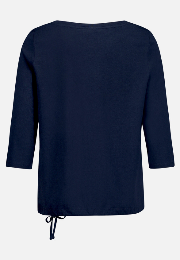 Print-Shirt  3/4 Arm mit Tunnelzug / Rückseite