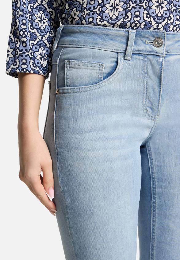 Skinny Jeans  mit Used-Waschung Style Rosalie / Detailbild