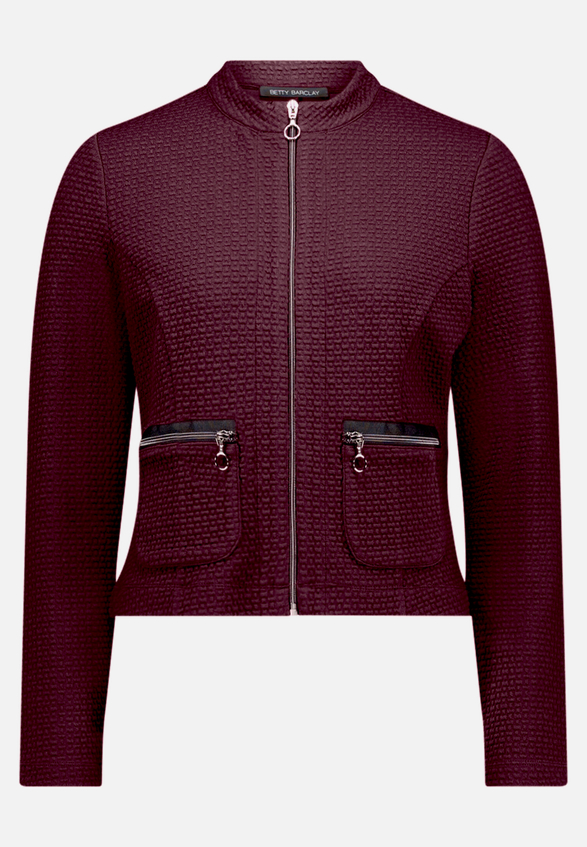 Blazer-Jacke  mit Reißverschluss / Vorderseite