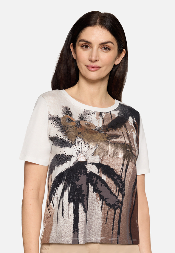 Basic Shirt mit Aufdruck / Detailbild