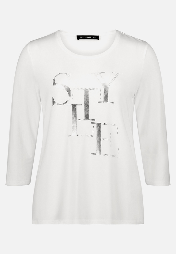 Basic Shirt mit Placement / Vorderseite