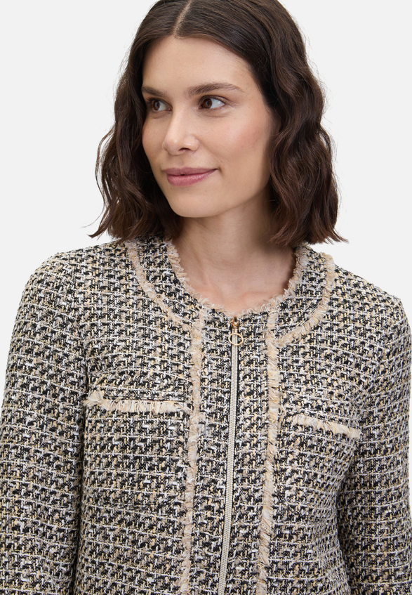 Blazer-Jacke mit Fransen / Detailbild