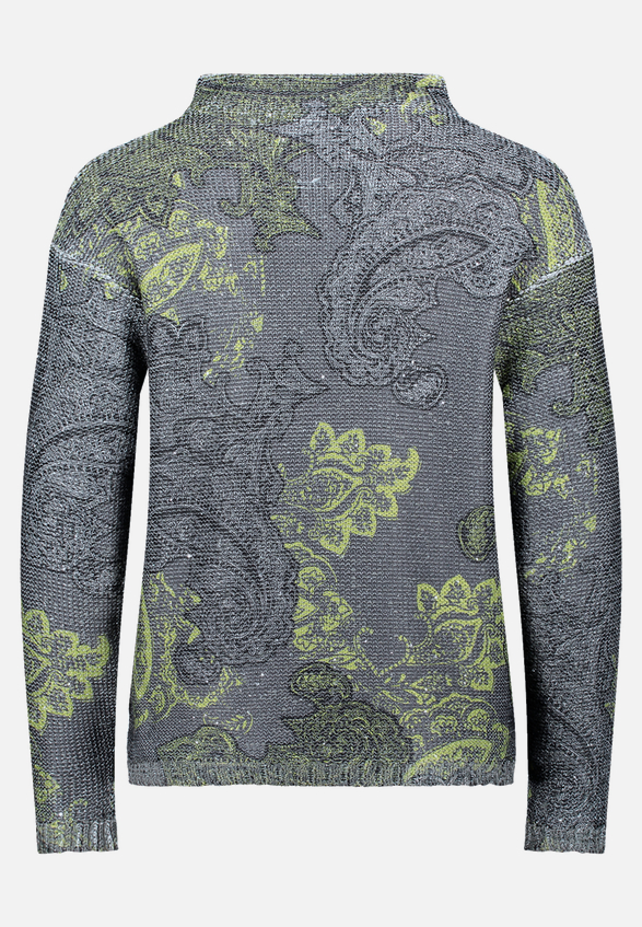 Strickpullover mit Pailletten / Rückseite