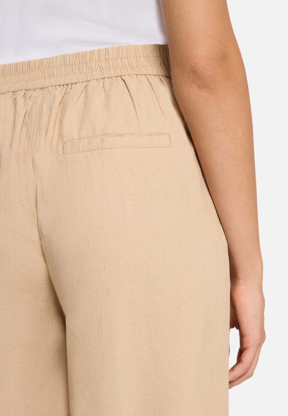 Leinenhose unifarben / Detailbild