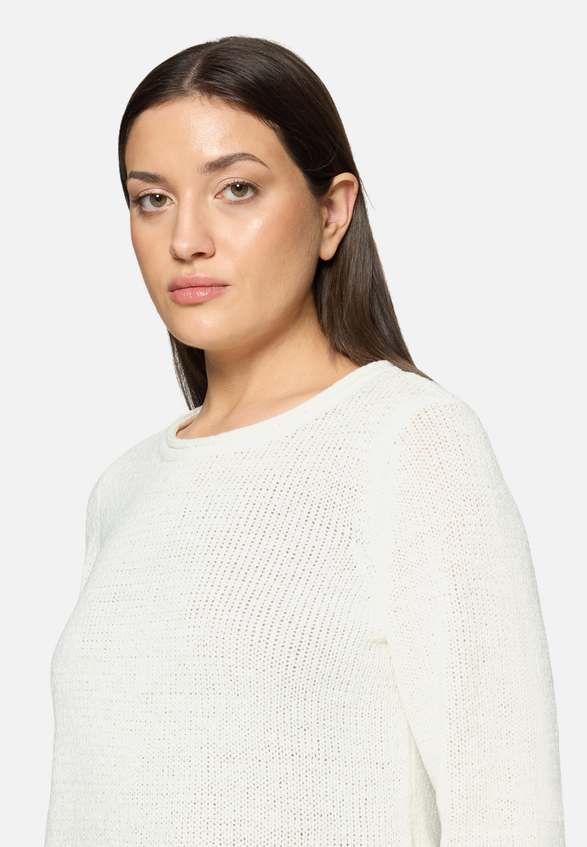 Strickpullover mit 3/4 Arm / Detailbild