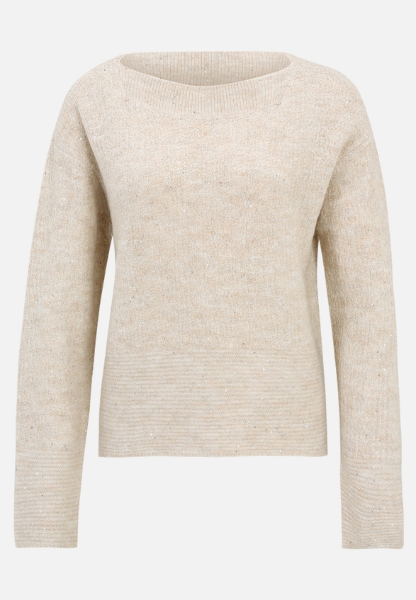 Strickpullover mit Effektgarn / Vorderseite
