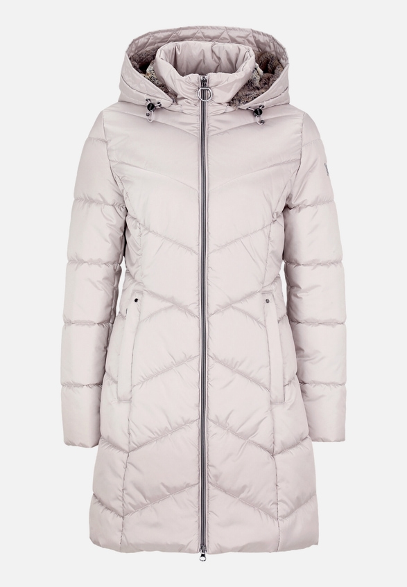 Outdoorjacke mit abnehmbarer Kapuze / Vorderseite