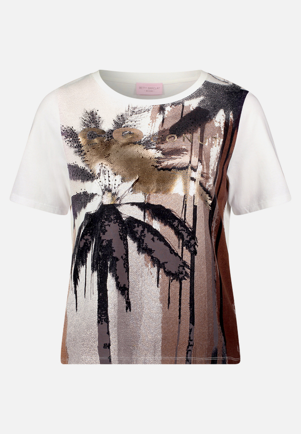 Basic Shirt mit Aufdruck / Vorderseite