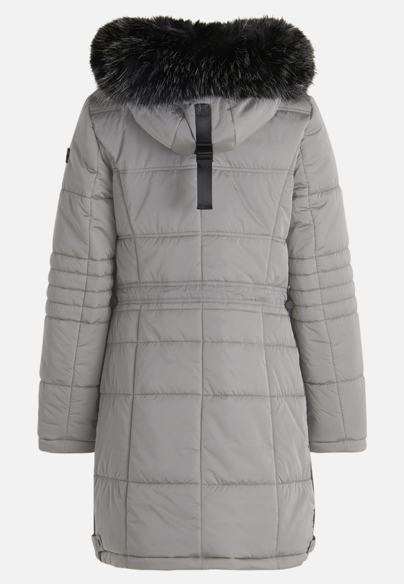 Steppjacke mit Kapuze / Rückseite