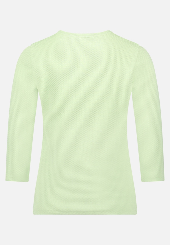 Basic Shirt mit Struktur / Rückseite