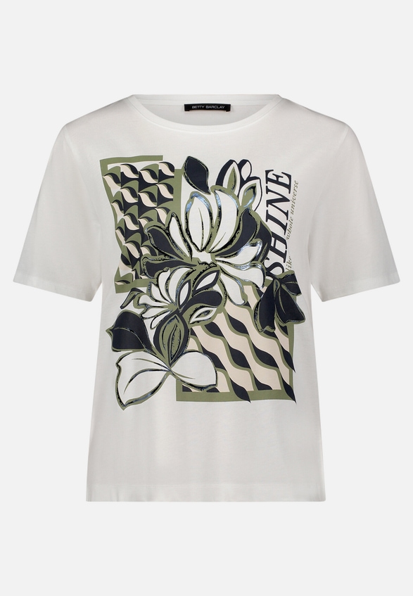 Basic Shirt mit Rundhalsausschnitt / Vorderseite