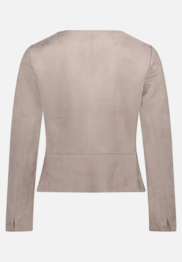 Taillierter  Blazer mit Reißverschluss  / Rückseite