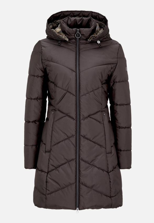 Outdoorjacke mit abnehmbarer Kapuze / Vorderseite