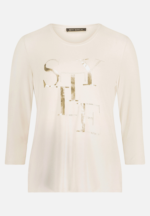 Basic Shirt mit Placement / Vorderseite