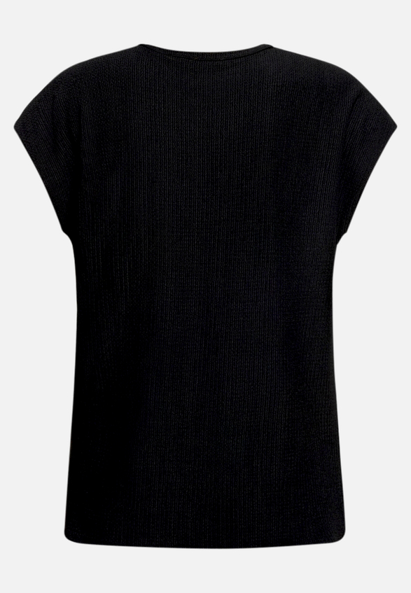 Basic Shirt mit V-Ausschnitt / Rückseite